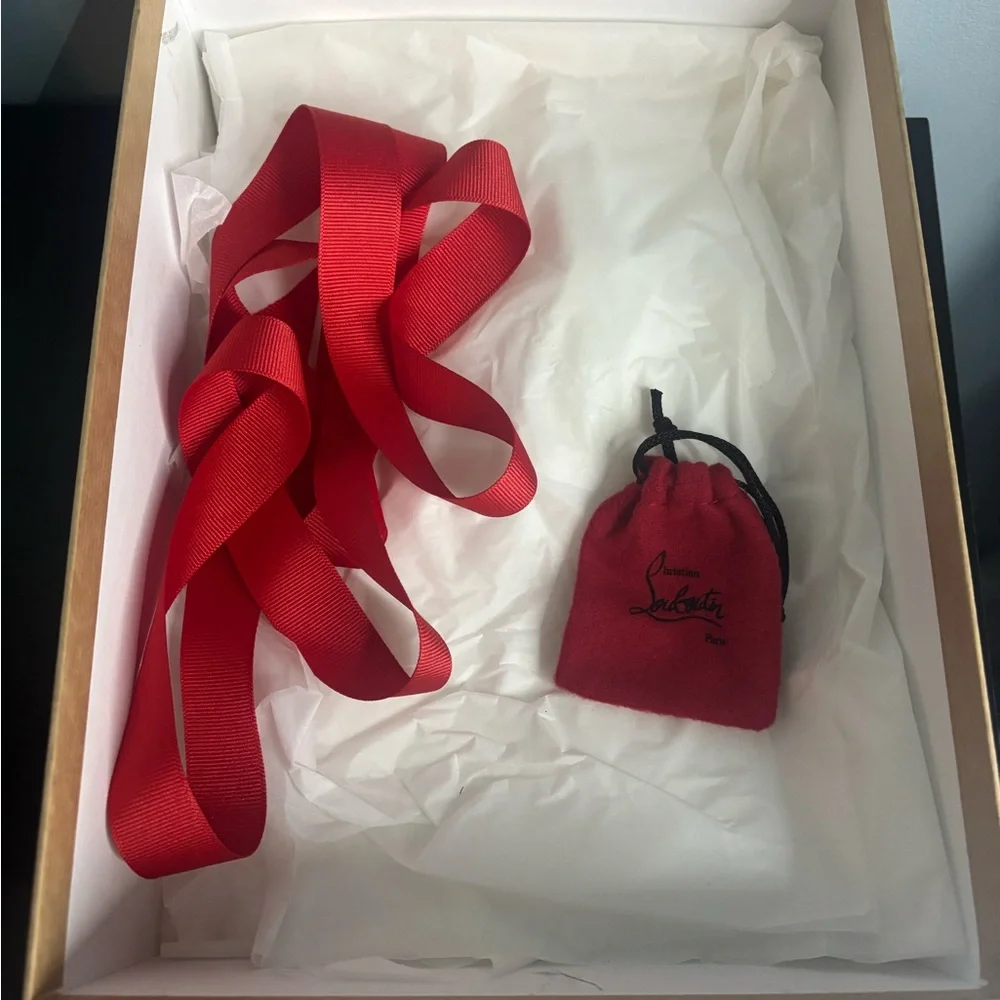 Christian Louboutin Black Leather Heels - Picture 5 of 7